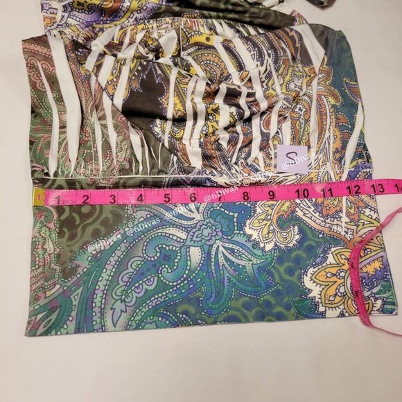 𝅺MI Manci Sexy Slinky Print Dress Size S- NWOT - Picture 9 of 11